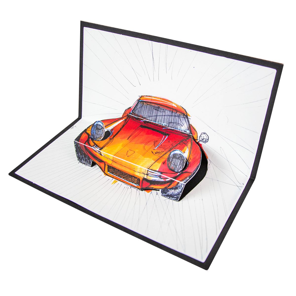 911 F RSR - Pop Up Card - Artists Edition