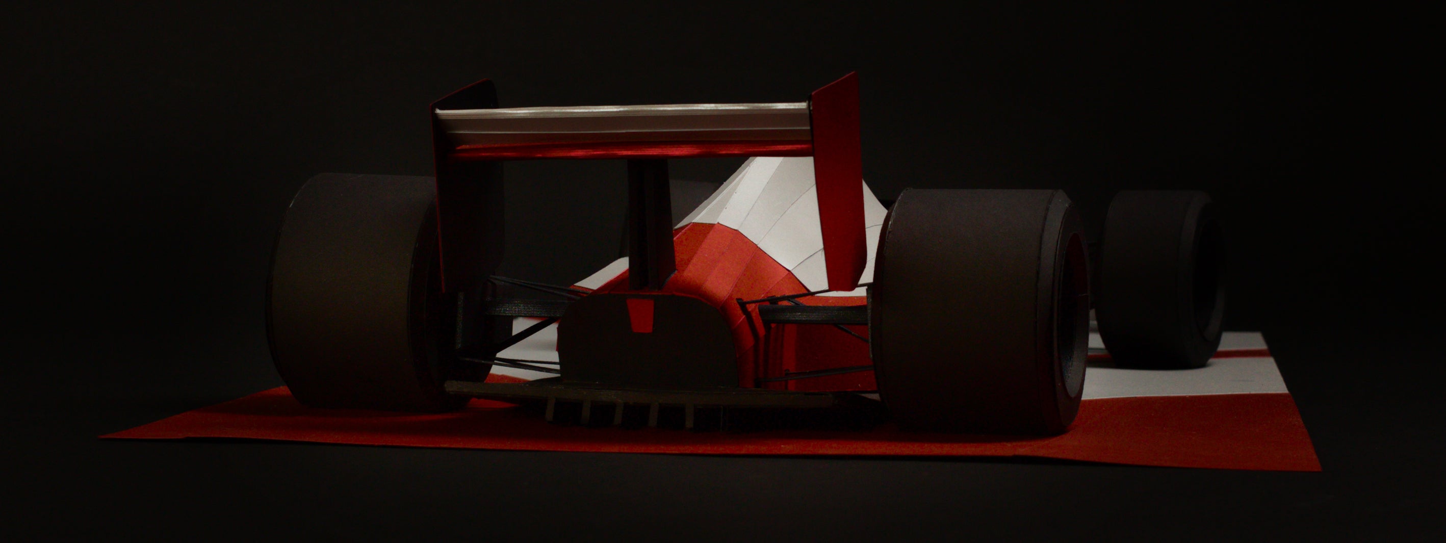 Formula 1 Legend car sculpture - Back view