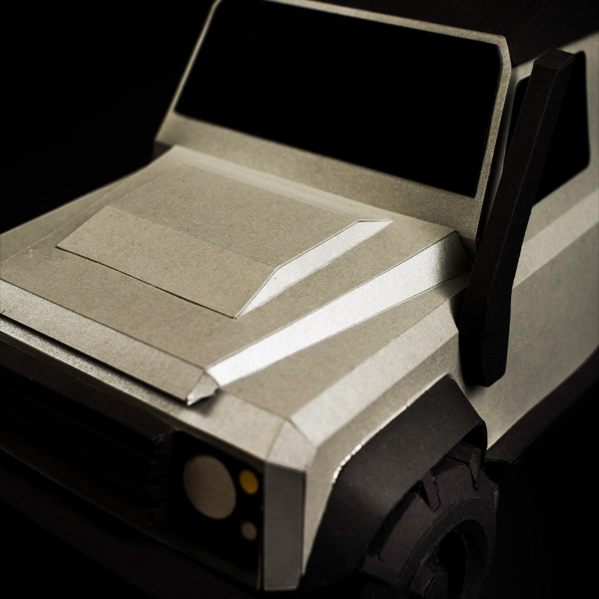 Geländewagen Verteidiger Papercraft Kit - Printable Template