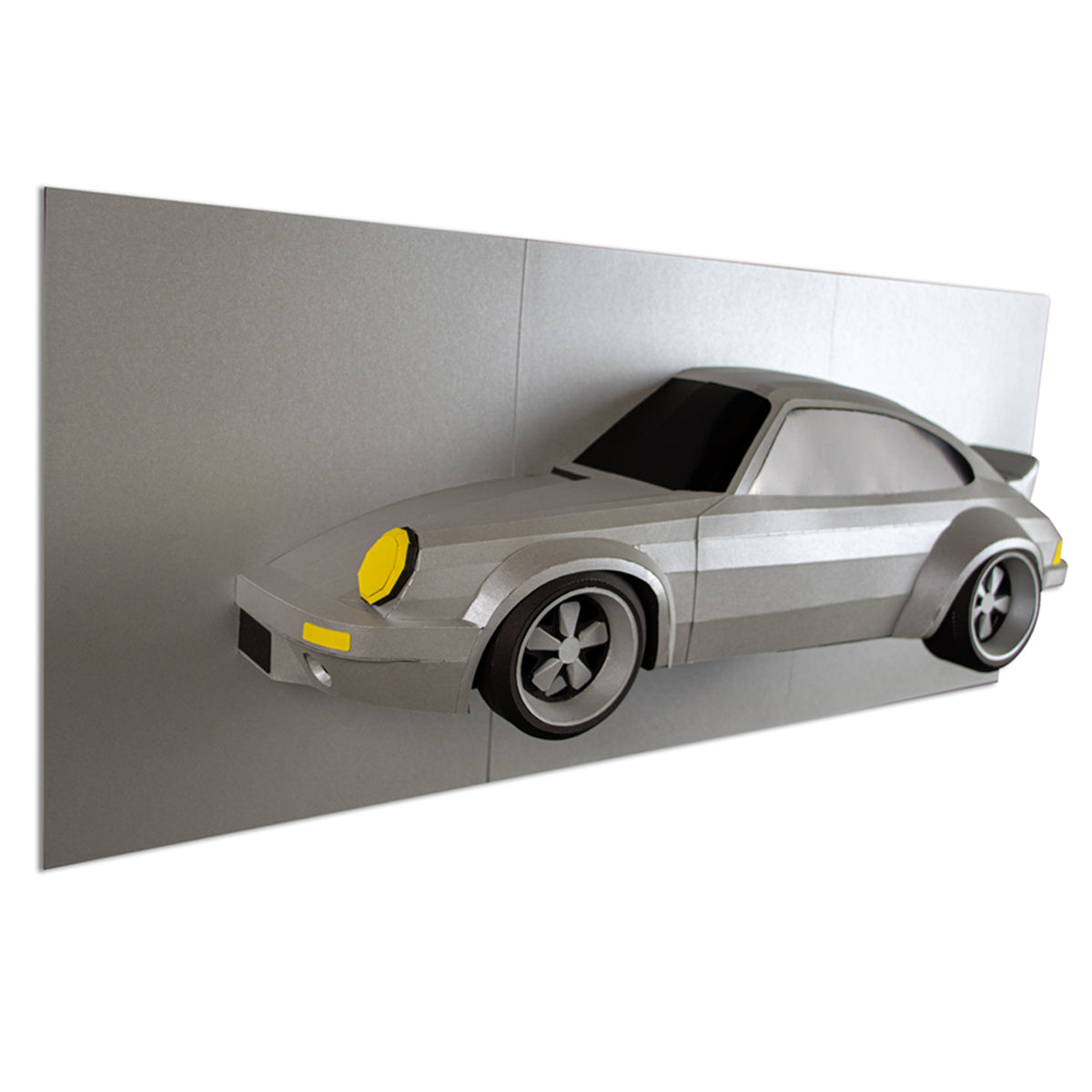 Ducktail Wall Sculpture 1:8 Hanging on Wall